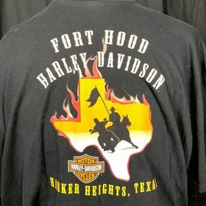 XXL Fort Hood Harker Heights Texas Harley Davidson T-shirt